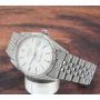 Rolex Datejust 16014 Silver Linen Dial 36mm Stainless Steel Jubilee Mens Watch