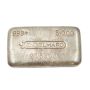 Engelhard 5 oz 5.000 999+ Fine Silver Vintage Poured Bar Serial 215803 Old Style Ingot