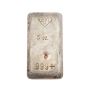 Johnson Matthey 5 oz 999+ Fine Silver Vintage Poured Bar JM Loaf Old Style Ingot