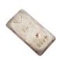 Johnson Matthey 5 oz 999+ Fine Silver Vintage Poured Bar JM Loaf Old Style Ingot