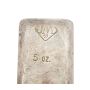 Johnson Matthey 5 oz 999+ Fine Silver Vintage Poured Bar JM Loaf Old Style Ingot