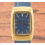 Girard-Perregaux 9113 Blue Dial 18K Yellow Gold Manual Wind Vintage Mens Watch 
