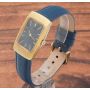 Girard-Perregaux 9113 Blue Dial 18K Yellow Gold Manual Wind Vintage Mens Watch 