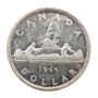 1945 Canada silver $1 dollar EF