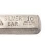 Vintage Constitution Mint CMI 10 oz .999 Fine Silver Extruded Bar - 1970s Art Bar