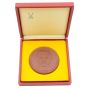 Meissen Porcelain medal 65mm original box Albert Schweitzer Choice Uncirculated