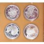 24x Canadian Proof Silver $1 Dollars 1985 to 2010 In RCM Leather Holder 