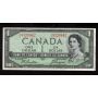 1954 Canada $1 devils face banknote Beattie Coyne R/A 9126442 VF+