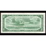 1954 Canada $1 devils face banknote Coyne Towers D/A 6900136 VF+