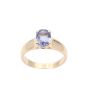 1.41ct Sapphire Type II VS 14K yg ring 4.1 grams Size-7 