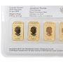 2016 Canada 5 x 1/10 oz 9999 Pure Gold Bars Royal Canadian Mint 1/2 oz pure gold
