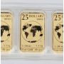 2016 Canada 5 x 1/10 oz 9999 Pure Gold Bars Royal Canadian Mint 1/2 oz pure gold