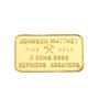 5 gram Johnson Matthey The Bank of England Gold Bar Struck .9999 Scarce 