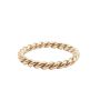 Pandora 14K 585 Gold Rope Twist Intertwined Ring Size 6.75