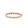Pandora 14K 585 Gold Rope Twist Intertwined Ring Size 6.75