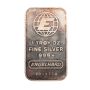 Engelhard 1 Troy Oz Fine Silver Bar Canada Bull Logo – 999+ Vintage, Serial FP68716