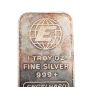 Engelhard 1 Troy Oz Fine Silver Bar Canada Bull Logo – 999+ Vintage, Serial FP68716