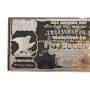 1995 $500 Washington Mint Silver Certificate Bar –1/2 Pound.999 Fine Silver