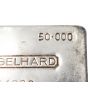 50 oz Engelhard 999 pure Silver Bar Canadian Bull Logo Vintage Poured Bullion 