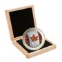 2016 Canada $250 1 Kilo Pure Silver Colour Proof Coin Autumn Maple Leaf RCM