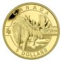 2014 Canada 1/10th oz Pure gold Coin $5 O Canada: Moose
