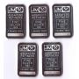5x 1 oz JM Silver Bars Johnson Matthey 999 Fine Silver Reverse Blank