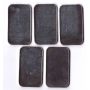 5x 1 oz JM Silver Bars Johnson Matthey 999 Fine Silver Reverse Blank