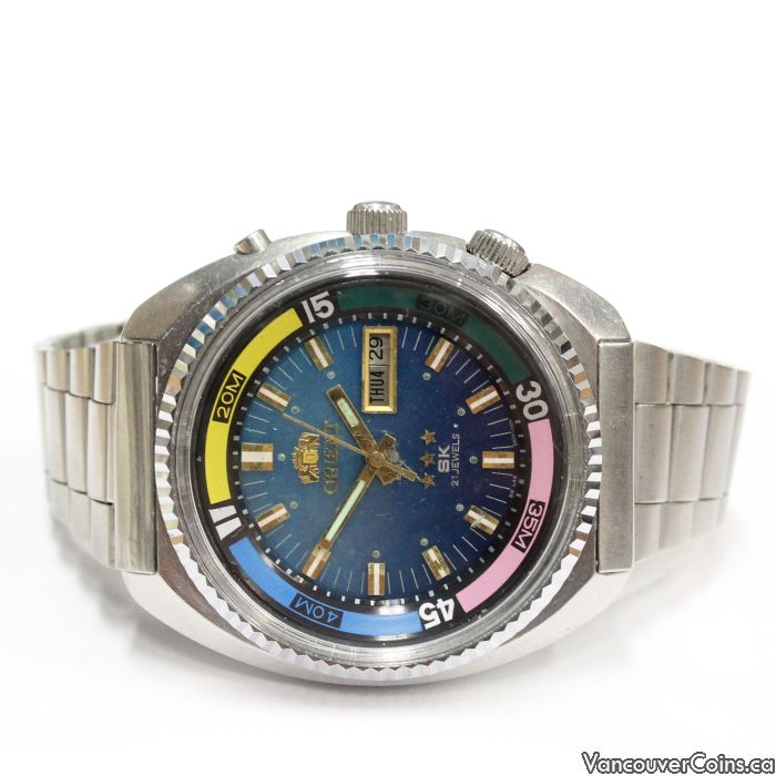 Orient SK Sea King Large Case Blue Dial Diver Watch XL