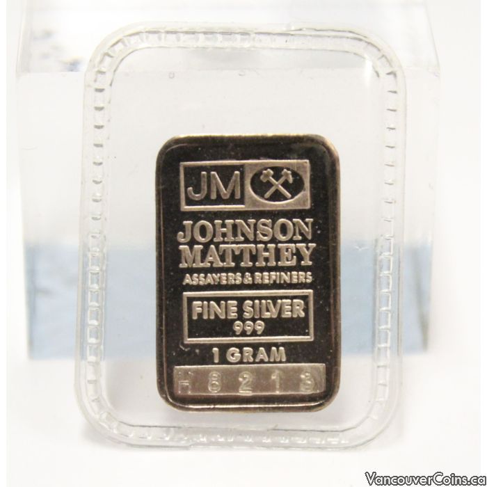 1 oz Gold Bar with Assay | Johnson Matthey - Provident Metals™