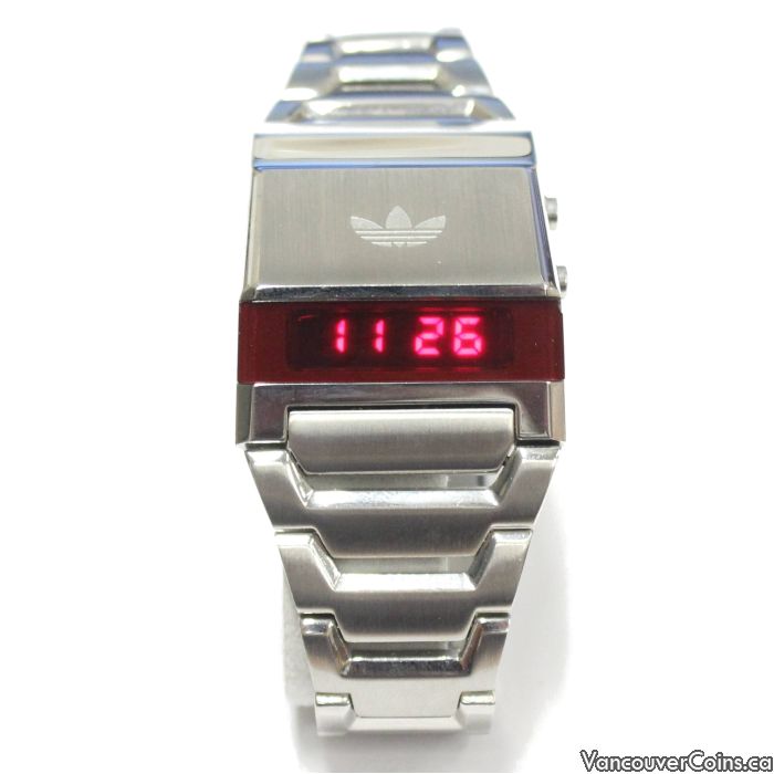 Adidas Originals HSD 602 LED Drivers Watch Stainless Steel 316L Circa 2004 Professional Dealers of Coins Bank Notes and Bullion