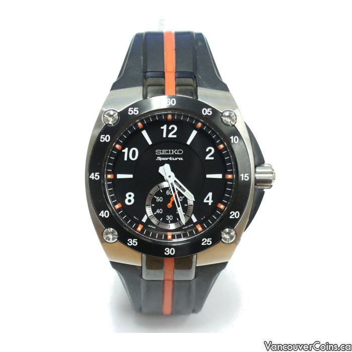 Seiko Sportura 8G28 00P0 Mens Sports Diver 47mm Watch Japan