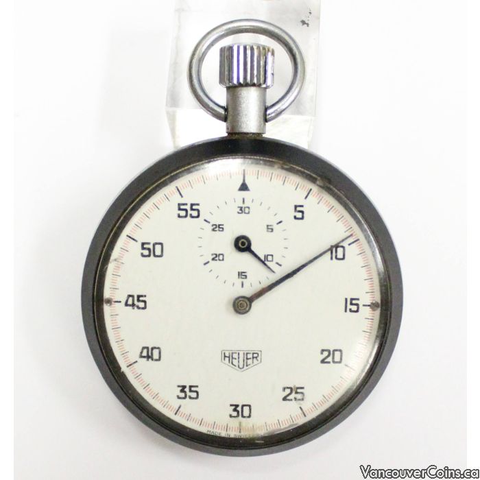 Heuer Leonidas 7700 Stopwatch 53mm 1970s
