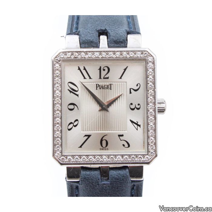 Piaget Protocole 18K White Gold With Diamonds M601D Quartz Unisex Swiss Watch