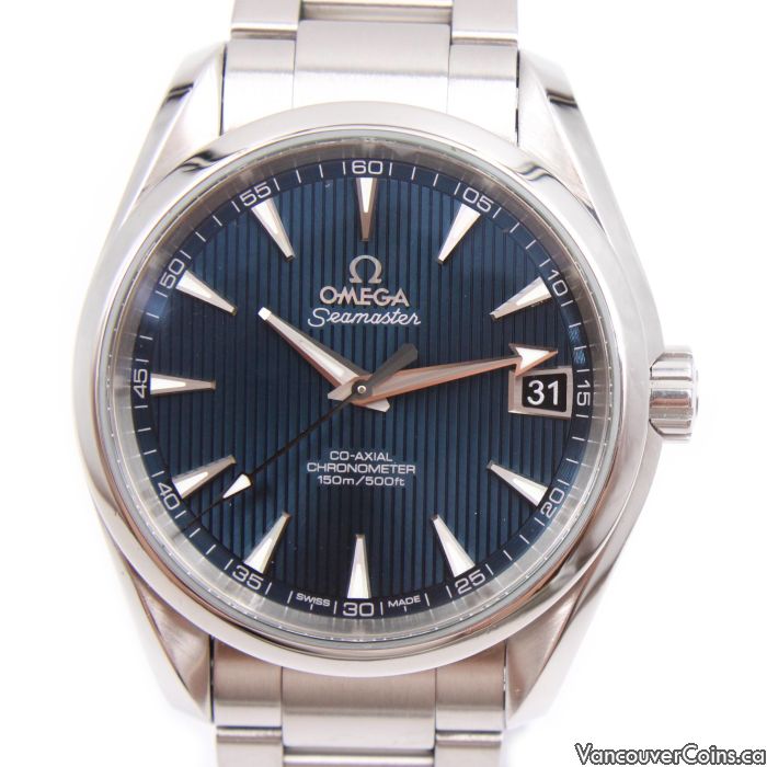 Omega Seamaster Aqua Terra James Bond SKYFALL 38.5MM 231.10.39.21.03.001 Watch Professional Dealers of Coins Bank Notes and Bullion