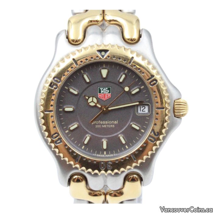 TAG Heuer Professional 200 Meters WG1120 0 Two Tone Mens Watch
