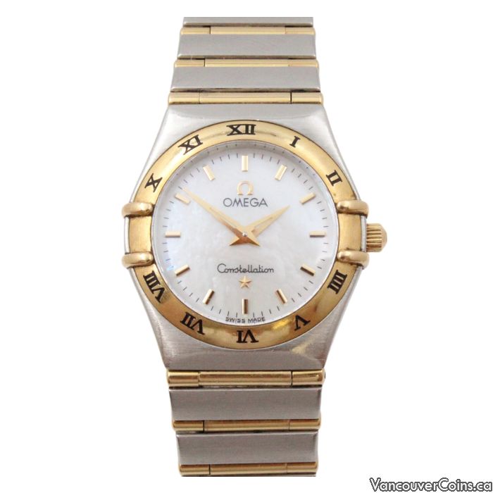 Omega constellation watch gold clearance
