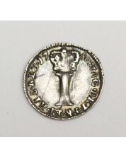 1780 one pence silver 1d  VF25