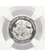 1/10 oz 9995 PLATINUM 2009 TRISTA DA CUNHA £5  NGC PF69