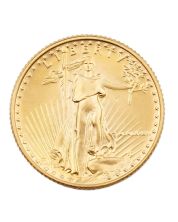 1986 1/10 oz American Gold Eagle Coin 