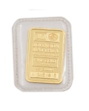 2.5 Gram JM Johnson Matthey Gold Bar - .9999 Pure - Sealed Serial A9546