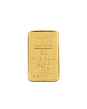 5 Gram Credit Suisse Gold Bar - .9999 Pure Serial 280007