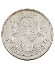 1953 LDNSF Canada 50 cents nice EF+