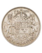 1948 Canada 50 cents FINE+