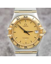 Omega Constellation 396.1201 Champagne Dial Stainless Steel & 18K Gold Watch