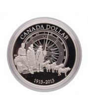 2013 Proof Silver Dollar – 100th Anniversary of the Canadian Arctic Expedition