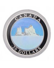 2004 $20 Fine Silver Coin: Natural Wonders – Icebergs