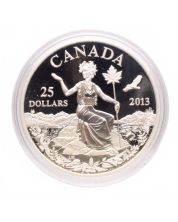 2013 $25 Fine Silver Coin – Canada: An Allegory