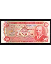 1975 Canada $50 note RCMP Musical ride Crow Bouey EFA 4172300  Choice AU