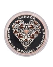 2018 Canada 1 oz. Pure Silver Coin Best Wishes On Your Wedding Day