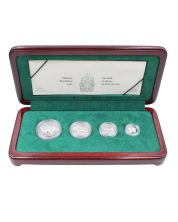 1997 Canada 9995 Platinum Coin Proof Set Wood Bison $300 $150 $75 $30 Dollars